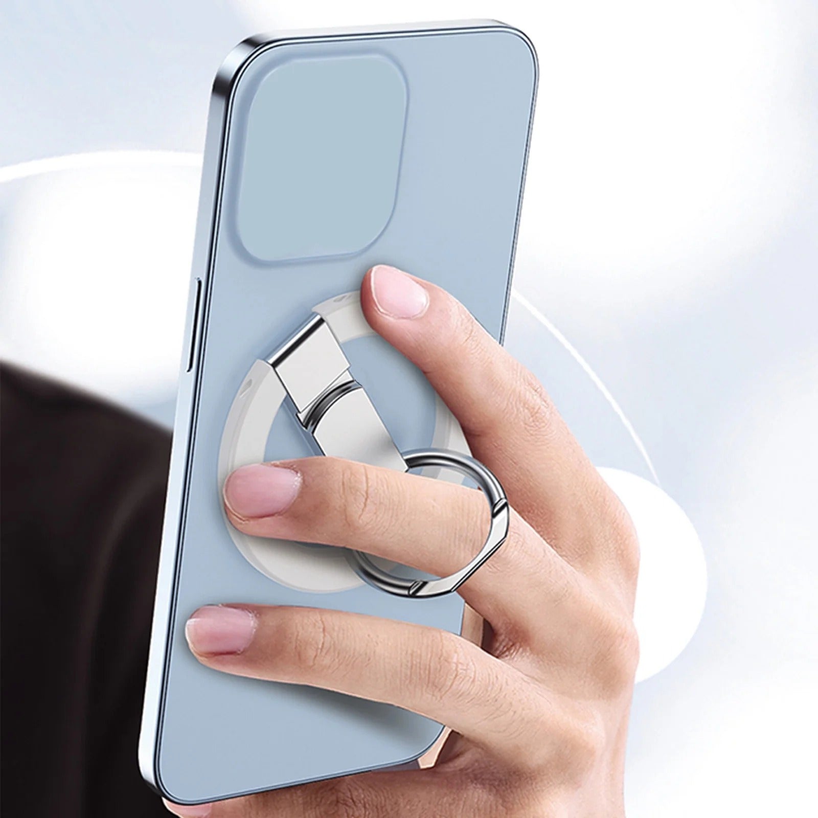 Asli Global Magnaring Magnetic Ring Stand | Silver Asli Global Magnaring Magnetic Ring Stand | Silver